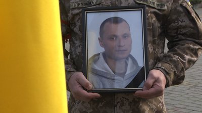 Прощання з Романом Домановим у Луцьку