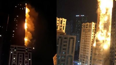 Пожежа 48-поверхового хмарочоса в ОАЕ: постраждали 12 людей