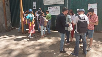 Друкарня Фесенка: мешканці Одеси вийшли на акцію протесту