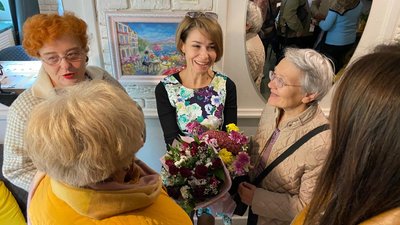 Житомирська художниця Ольга Швець до Дня вчителя підготувала персональну виставку живопису Житомирська художниця Ольга Швець до Дня вчителя підготувала персональну виставку живопису
