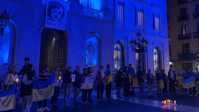 В Іспанії вшанували вшанували загиблих у Тернополі, листопад 2025