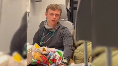 «Кіds патруль» евакуював з Чернігова двох немовлят у важкому стані «Кіds патруль» евакуював з Чернігова двох немовлят у важкому стані