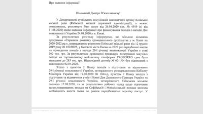 Витрати на День Незалежності у Києві