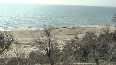 В Очакові стався зсув ґрунту