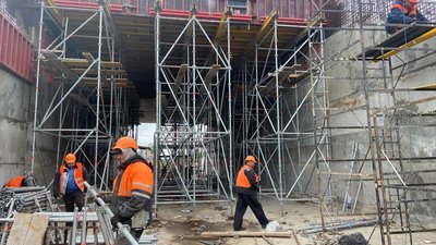 На Полтавщині завершують будівництво найбільшого в області тунелю для сільськогосподарської техніки На Полтавщині завершують будівництво найбільшого в області тунелю для сільськогосподарської техніки