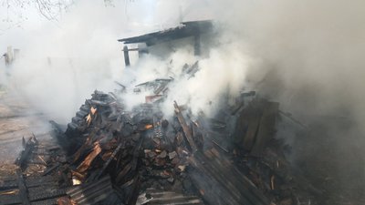 Пожежа в господарчій будівлі Пожежа в господарчій будівлі