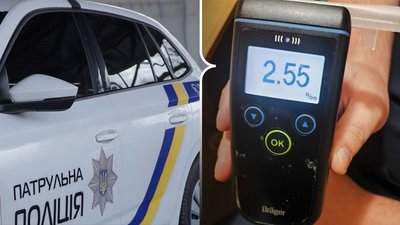 Перевищив норму майже у 13 разів: водій у Кременчуці сів за кермо напідпитку