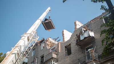 демонтаж, будинок, ракета РФ
