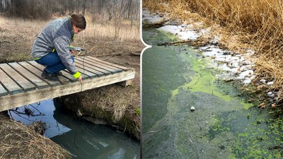Дослідження води на Пушкарівських ставках