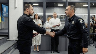 Поліцейського Хотінської громади Юрія Гамоту нагородили орденом "За мужність" ІІІ ступеню