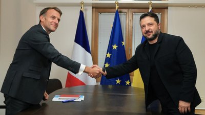 Володимир Зеленський, Емманюель Макрон