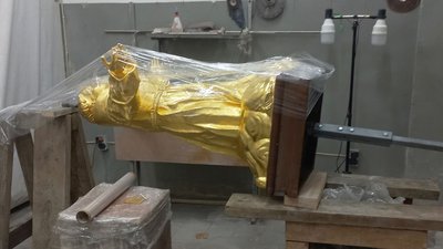 Відреставровану скульптуру Яна з Дуклі невдовзі повернуть у Бернардинський дворик у Львові Відреставровану скульптуру Яна з Дуклі невдовзі повернуть у Бернардинський дворик у Львові