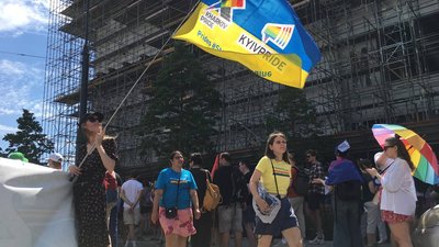 У Варшаві "Київпрайд" проводить "Марш за мир і свободу проти російської агресії"