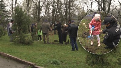 У Житомирі у Міжнародний день Землі посадили шість дубів – кожне дерево отримало назву