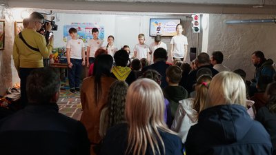 В Івано-Франківську відкрили перший клас безпеки в укритті ліцею № 3