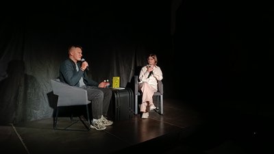 Артур Дронь, Елла Яцута, презентація книги, Гемінґвей нічого не знає