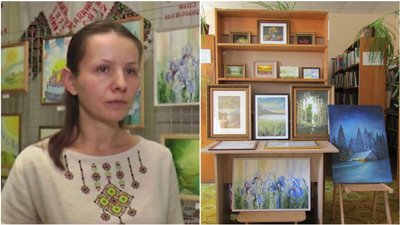 Художниця з Новоархангельської громади влаштувала благодійний розпродаж картин на підтримку ЗСУ