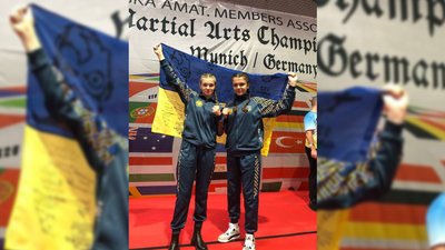 Спортсмени з Чернігівщини на Чемпіонаті світу з кікбоксингу у Мюнхені Спортсмени з Чернігівщини на Чемпіонаті світу з кікбоксингу у Мюнхені
