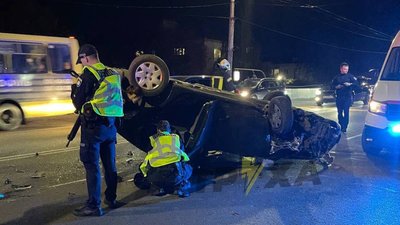Аварія за участю службовогт авто поліції на Перемоги у Луцьку, 28 вересня 2026 року