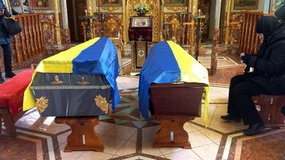 У Сумах попрощалися з військовими Андрієм Похильком та Сергієм Шевченком У Сумах попрощалися з військовими Андрієм Похильком та Сергієм Шевченком