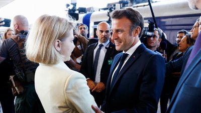Макрон, Драгі і Шольц прибули до Києва