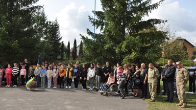 Відкриття дошки загиблому військовому