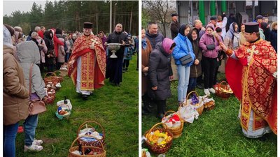 "Це лише початок". Парафіяни про Великоднє богослужіння на місці згорілої церкви в Бірках на Кіровоградщині "Це лише початок". Парафіяни про Великоднє богослужіння на місці згорілої церкви в Бірках на Кіровоградщині