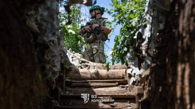 Військовий з батальйону Alсatraz 93-ї бригади Холодний Яр