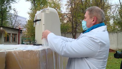 Запорізька обласна інфекційна лікарня отримала партію кисневих концентраторів Запорізька обласна інфекційна лікарня отримала партію кисневих концентраторів