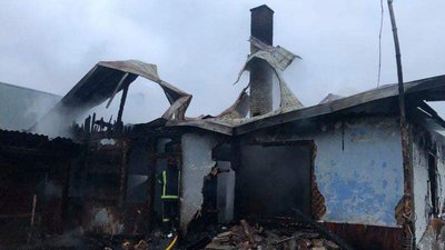У селі на Львівщині згорів житловий будинок
