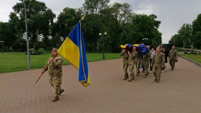 Прощання з військовим Павлом Шукліним 20 травня