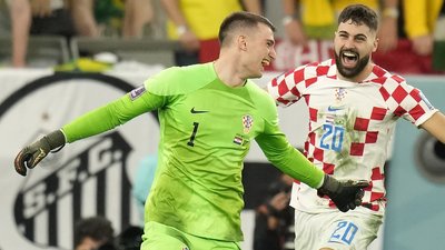 Воротар Хорватії Лівакович встановив історичний рекорд чемпіонатів світу за відбитими пенальті