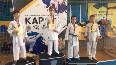 Клуб "Додзе" став першим на чемпіонаті Житомирської області з карате
