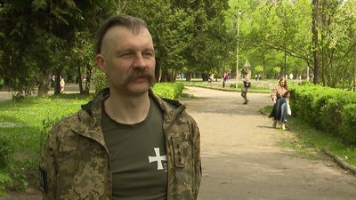 Командир роти "Гонор" Олександр Ябчанка