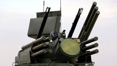 Російська система протиповітряної оборони "Панцир-С1"
