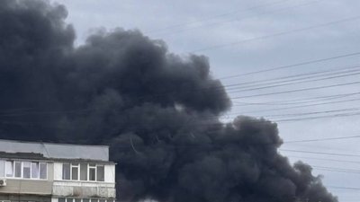 Дим після російського обстрілу, Запоріжжя, 21 березня 2026