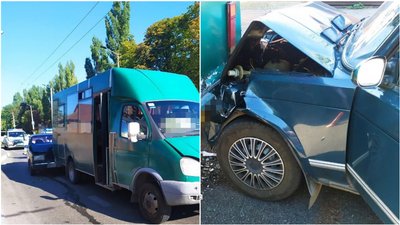 П’яний водій протаранив маршрутку у Кропивницькому. Норма тесту на алкоголь перевищена у 13 разів