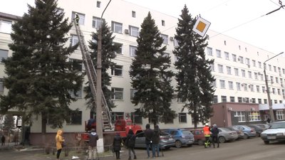 В Запорізькій дитячій лікарні провели тренування з пожежної безпеки