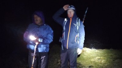 В горах на Закарпатті рятувальники допомогли двом знесиленим туристам В горах на Закарпатті рятувальники допомогли двом знесиленим туристам