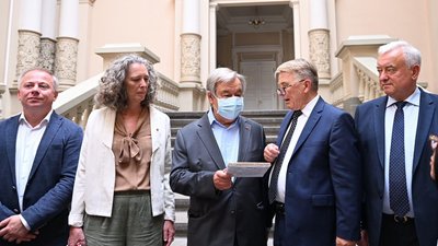 Антоніу Гутерреш у Львівському університеті