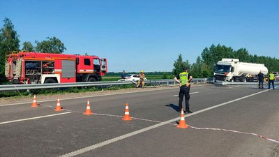 На Полтавщині обмежили рух трасою через витік пального
