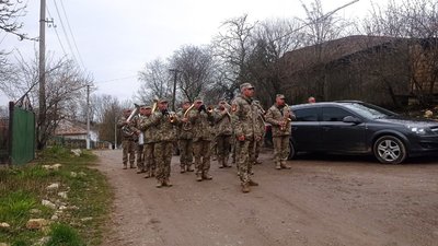 Прощання із захисником України Степаном Геником Прощання із захисником України Степаном Геником