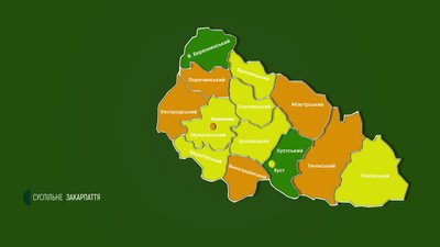На Закарпатті почало діяти нове епідемічне зонування