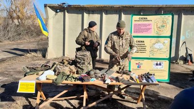 У Енергодарі відбулися навчання підрозділу територіальної оборони У Енергодарі відбулися навчання підрозділу територіальної оборони