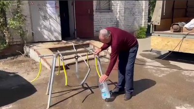 У Миколаєві запрацювала ще одна точка видачі очищеної води