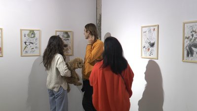 У Франківську презентували виставку робіт художника з Вінниці У Франківську презентували виставку робіт художника з Вінниці