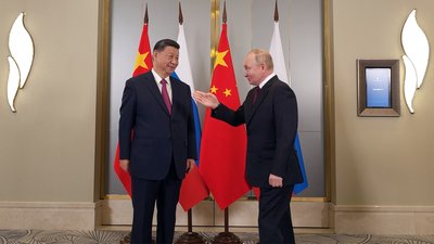 Очільник Кремля Володимир Путін і лідер Китаю Сі Цзіньпін