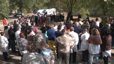 На Донеччині попрощалися з лікарем, який загинув від Covid-19