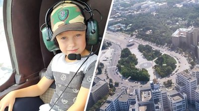 "Повітряний патруль" у Харкові здійснив мрію сина військового, який загинув на Донбасі