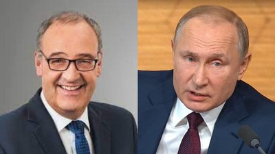 Президент Швейцарії обговорить з Путіним Україну та Нагірний Карабах